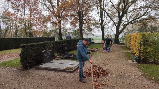 Klusmorgen begraafplaats (zaterdag 18 november 2023)